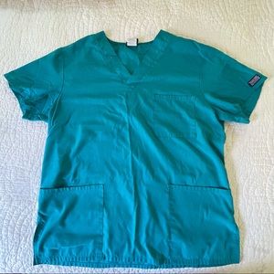 (2) Cherokee Workwear Unisex V-Neck Scrub Tops